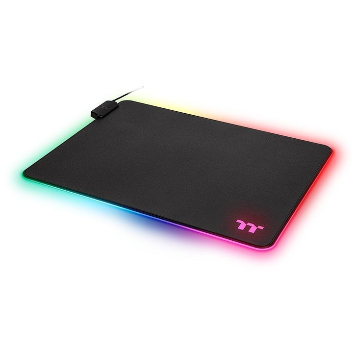 Thermaltake Gaming Egerpad Level 20 RGB, fekete, 370x290x4mm