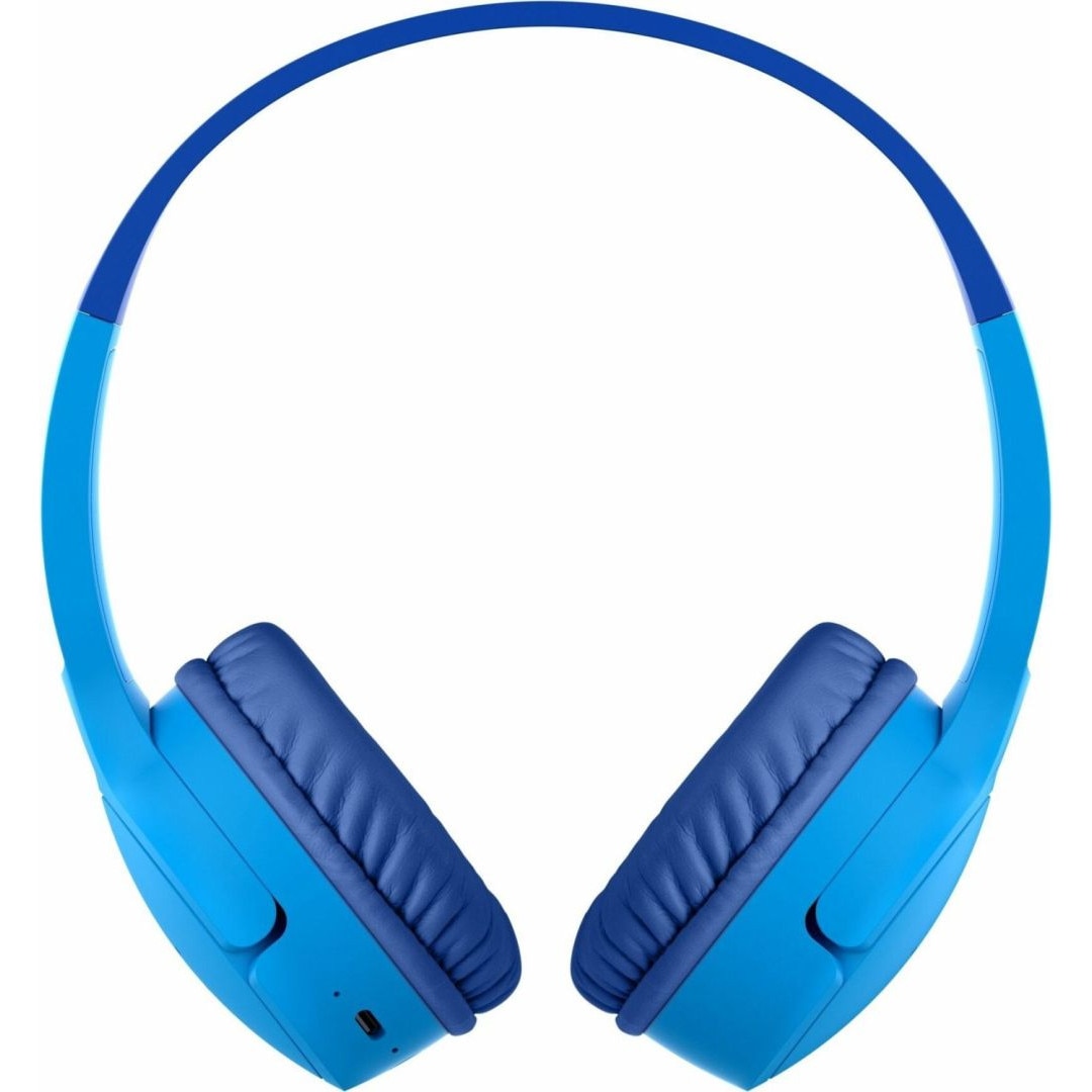 Casti Belkin SoundForm Mini, Bluetooth, microfon, albastru, 1.2m