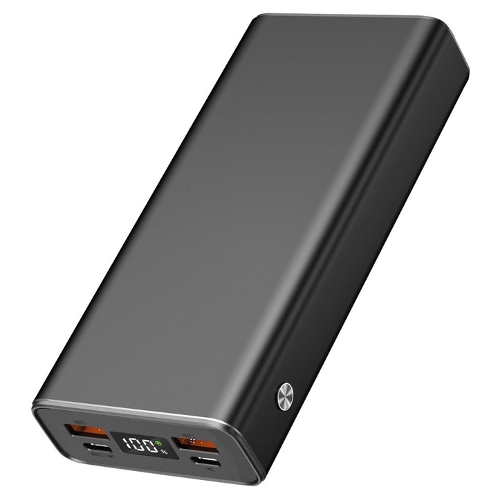Power bank 2GO Alu20 20000mAh, negru