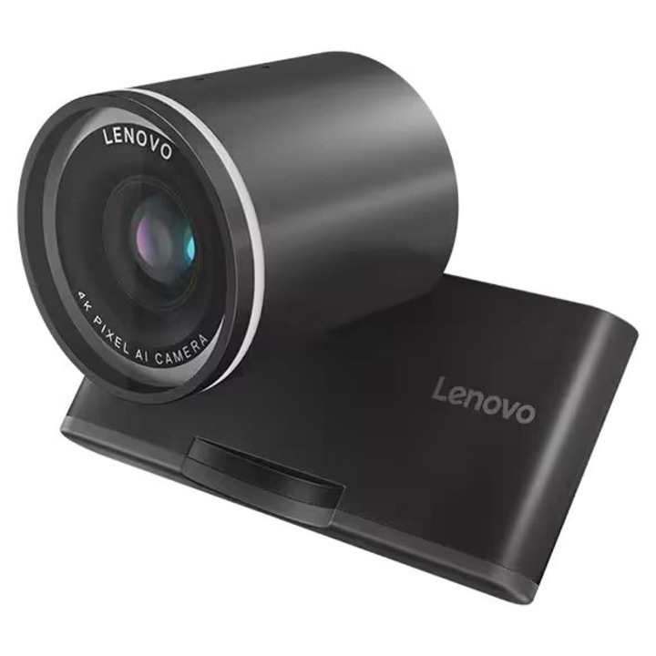 Уеб камера Lenovo 4K Pro, 4K, микрофон, USB 3.0, черна