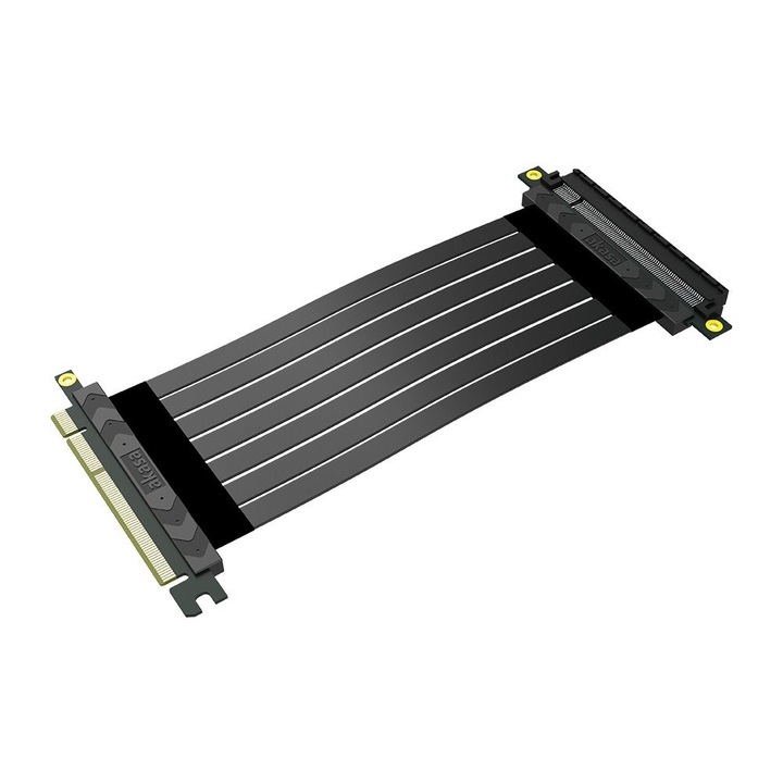 Cablu Riser PCIe 4.0 x16 Akasa X2 Mark IV, 0,2m, Negru