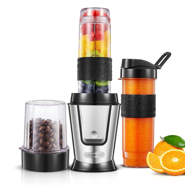 Blender, JTC Omniblend, TM 767, 3 viteze, 1200 W, Negru