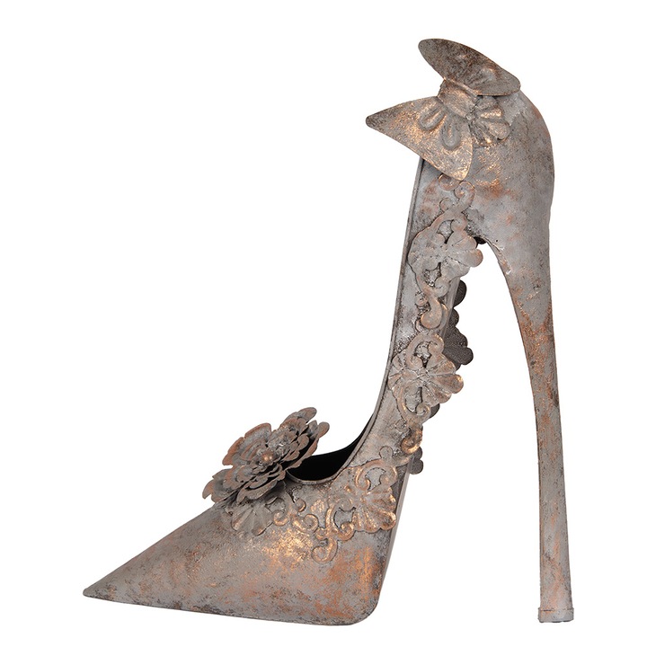 Декорация Обувка метал мед 32x12x36 см