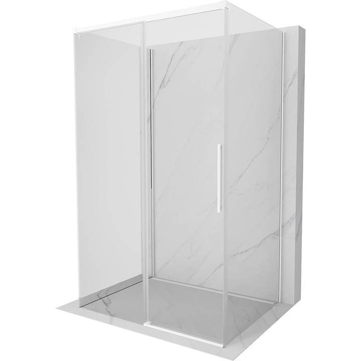 Cabina de dus glisanta Mexen Rox 90 x 70 cm, transparenta, crom - 8C2-090-070-01-00