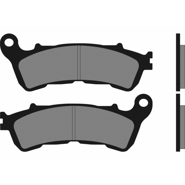 Placute frana POLINI, 45.3x118x9 mm, material sinterizat, performanta ridicata, siguranta pe drum