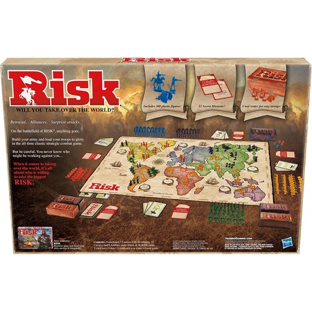 Joc de societate Risk, Rqiurpn, pentru 2-5 jucatori, strategie, 10 ...
