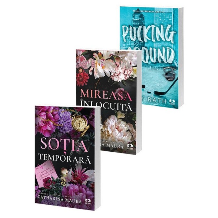 Pachet Sotia temporara + Mireasa inlocuita + Pucking around. Set 3 carti