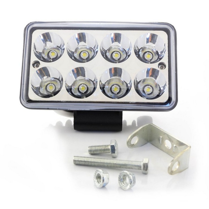 LED прожектор, мощен, 32W, два режима къси и дълги, 10/30V