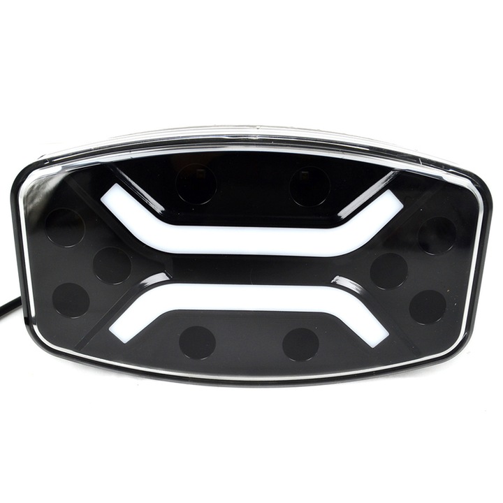 Овален комбо халоген, NEON светлина, 10 диода