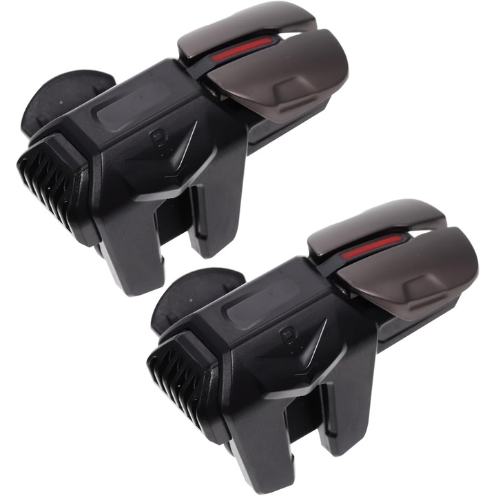 Мобилен контролер с 4 спусъка, контролер за игра за телефон, съвместим с мобилен телефон, Android, iPhone, iOS