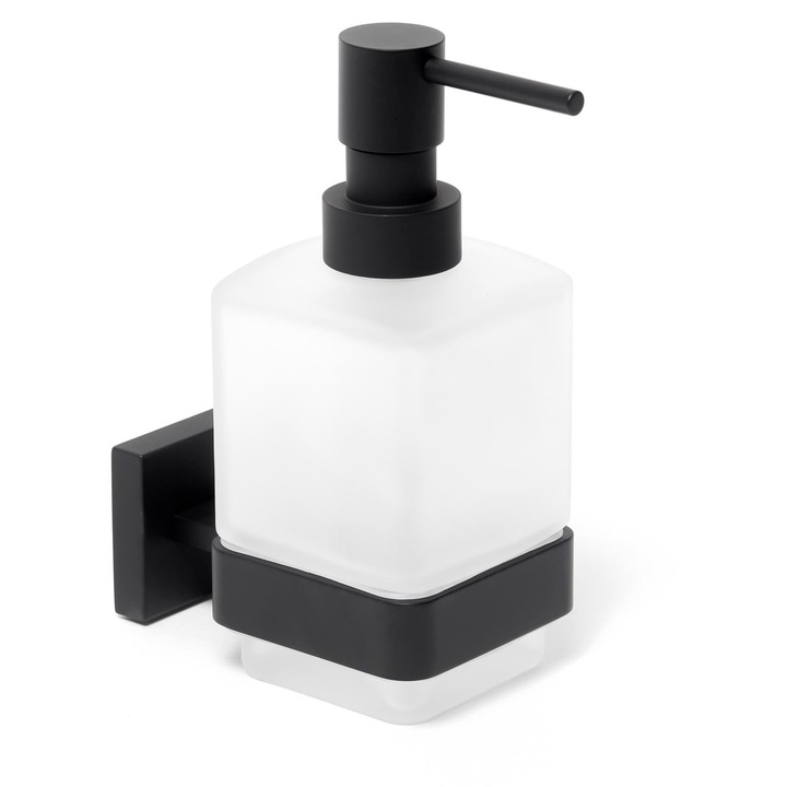 SAT B-Way S szappanadagoló, fekete, 12.7x15.7x7cm