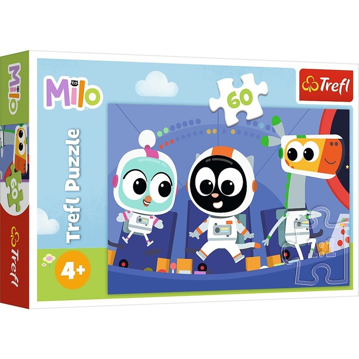 Puzzle Trefl 60 Planéta Milo Találkozás Milóval