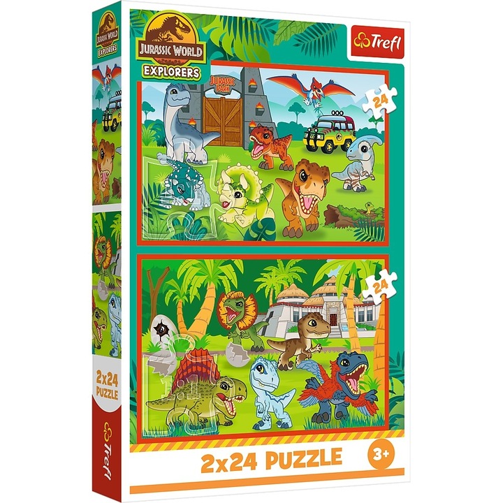 Puzzle Trefl 2X70 Jurassic World Jurassic Park univerzális Park