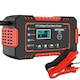 XPQKDC® Multifunctional pentru pornirea vehiculelor, incarcare rapida, baterie externa portabila pentru masina, 12V/6A, afisaj digital, combinatie de culori rosu/negru