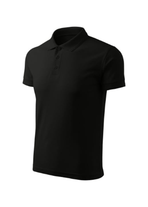 Tricou polo barbati Geravian, Negru
