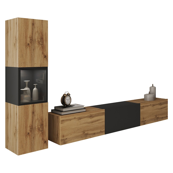 Set camera de zi Zinigo I cu LED, MIRJAN 24, wotan + negru grafit