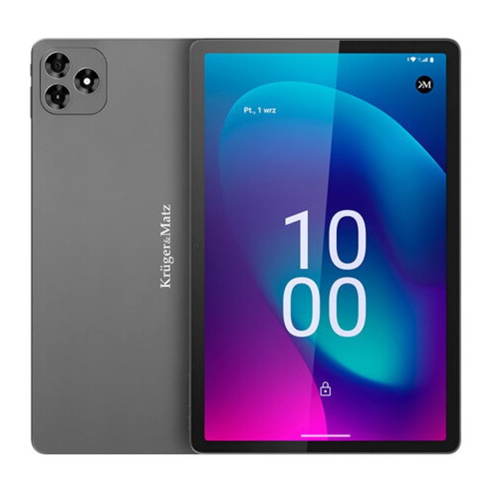 Tabletă Kruger&Matz 15 inch, 4G, 6GB RAM, 128GB stocare, cu SIM