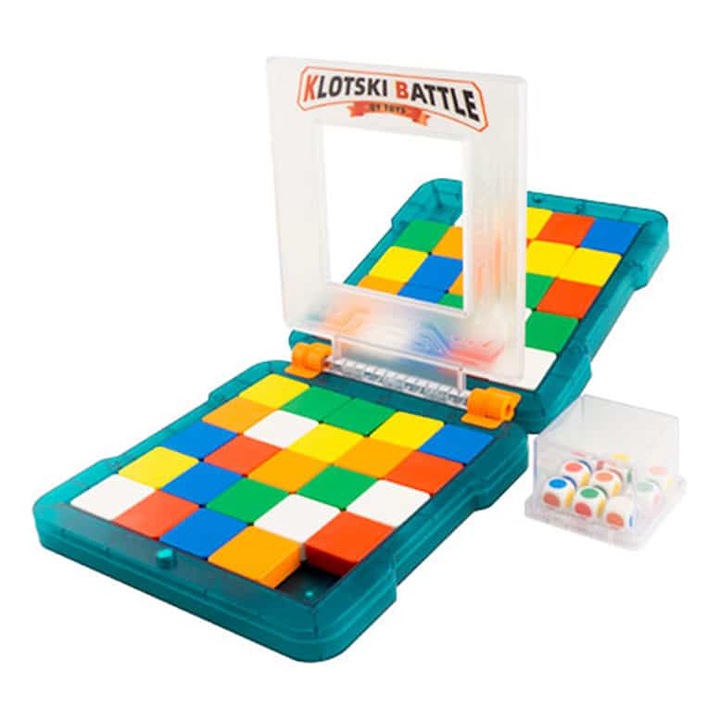 Joc de inteligență QY TOYS Klotski Battle, 2 jucători, magnetic, pentru vârste de 6 ani, multicolor