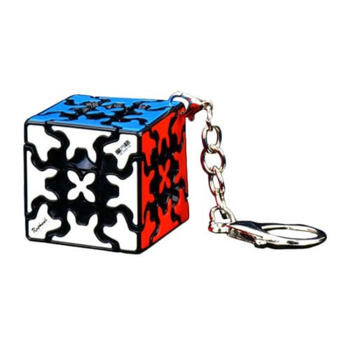 Breloc Joc de inteligență QY TOYS Gear Cube, 3.5cm, cu breloc cadou