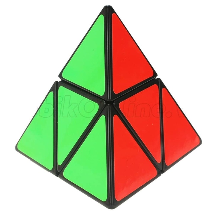 Joc de inteligență, ShengShou Pyramorphix, puzzle deceptiv, 8 ani, multicolor