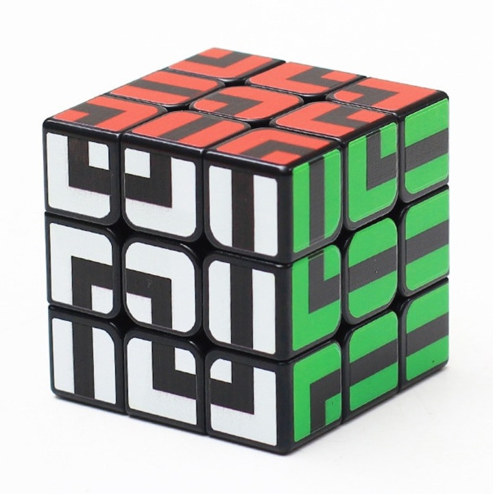 Куб Рубик лабиринт 3x3x3, Z-Cube, игра за интелигентност, 6 години, многоцветен