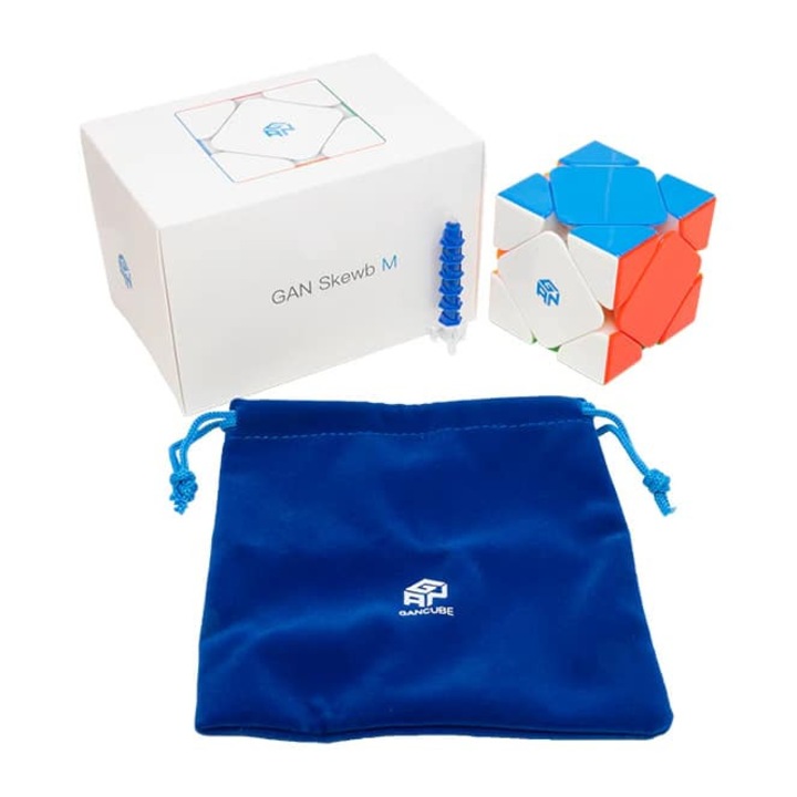 Joc de inteligență GAN Skewb M Enhanced, 6 ani, multicolor