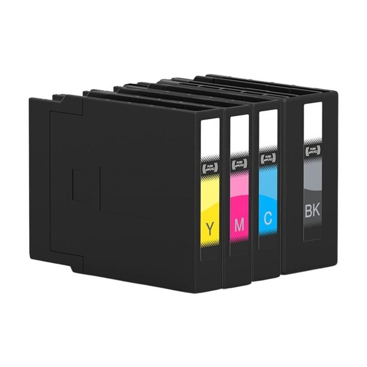Set 4 Cartuse Compatibile cu Epson WorkForce Pro EM-C7100DWF Series, Pro EP-C7000DW– Multicolor
