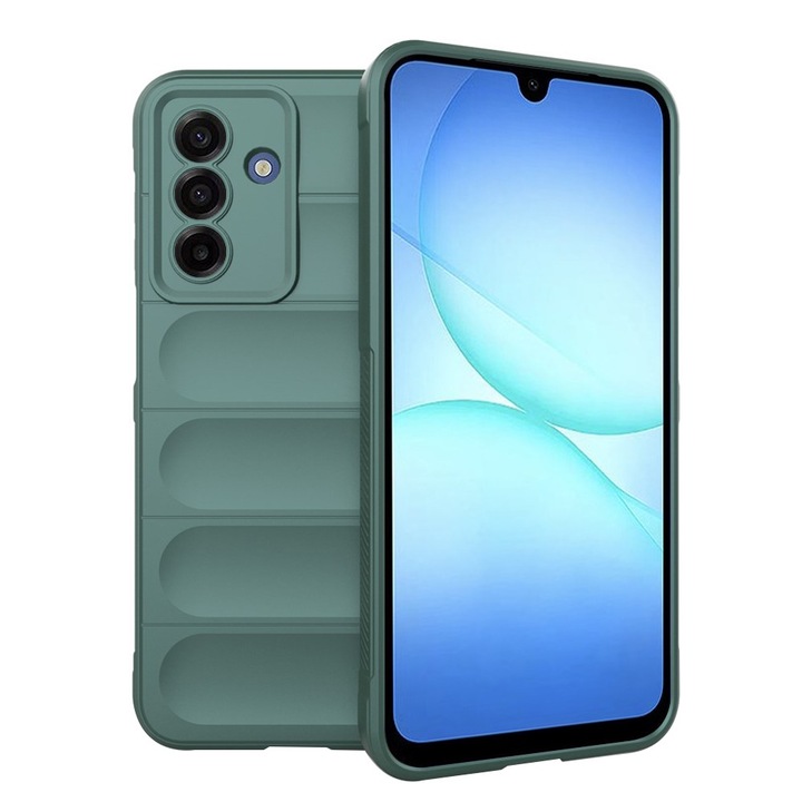 Tok Samsung Galaxy A17 5G / A17 4G DaDen&reg; Magic Shield, &Uuml;t&eacute;s&aacute;ll&oacute;, Mikrosz&aacute;las bels&odblac; r&eacute;sz, TPU, Z&ouml;ld