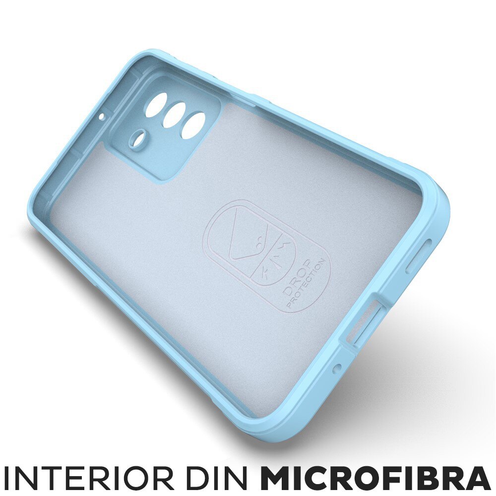 Husa pentru Samsung Galaxy A17 5G / A17 4G DaDen® Magic Shield, Antisoc, Interior microfibra, TPU, Albastru