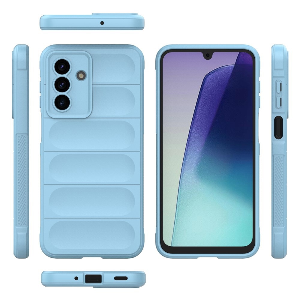 Husa pentru Samsung Galaxy A17 5G / A17 4G DaDen® Magic Shield, Antisoc, Interior microfibra, TPU, Albastru