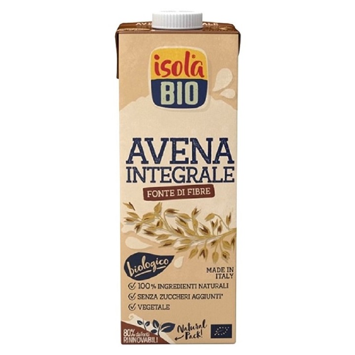 Bautura Bio din ovaz integral, Isola Bio, 1l