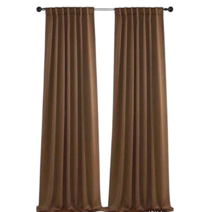 Barna drapéria szett 2 darab 132*183cm