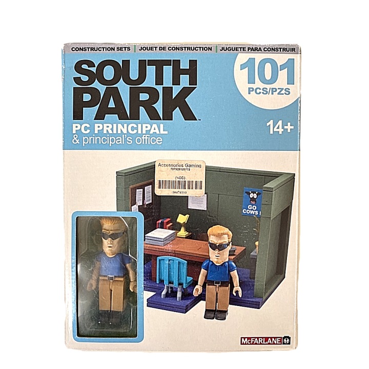 Set joc de construcție figurine South Park PC Principal, 101 piese, pentru vârste mai mari de 14 ani