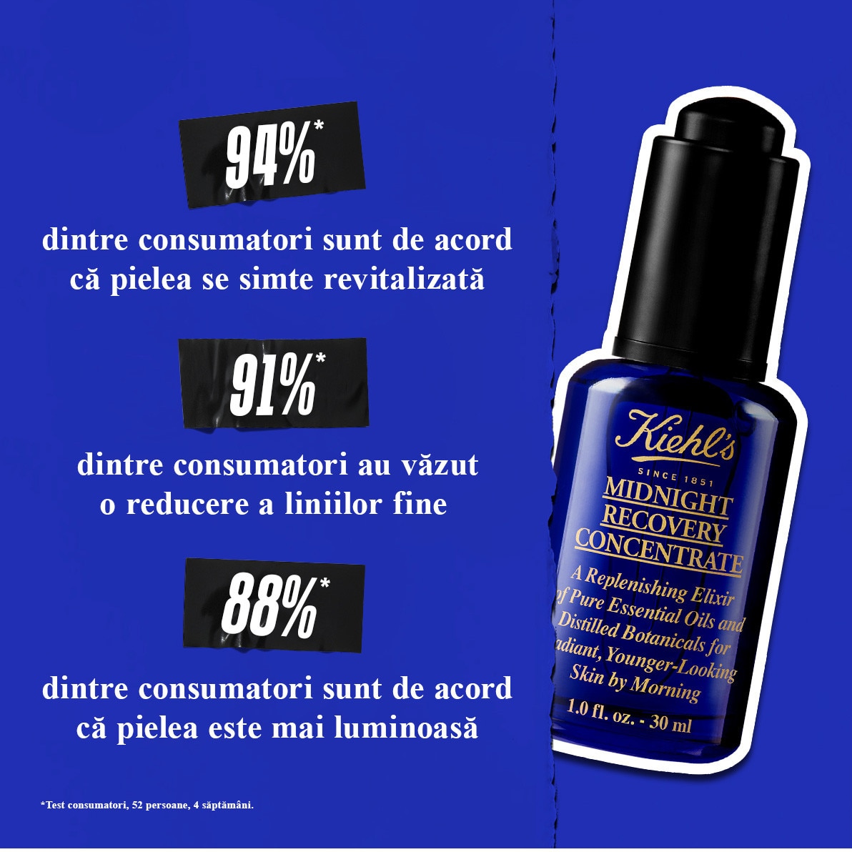 Concentrat reparator de noapte Kiehl's Midnight Recovery