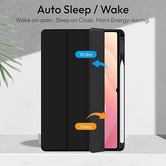Husa Smart Cover compatibila cu Samsung Galaxy Tab S11 Ultra 2025 14.6inch, Slot Pen, Negru, TELGORBCS