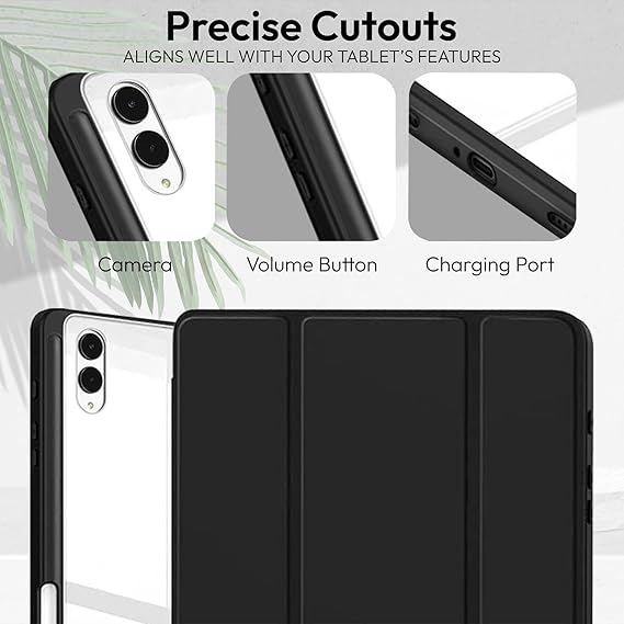 Husa Smart Cover compatibila cu Samsung Galaxy Tab S11 Ultra 2025 14.6inch, Slot Pen, Negru, TELGORBCS