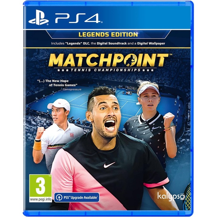 Joc, Matchpoint - Tennis Championships Legends Edition, PlayStation 4