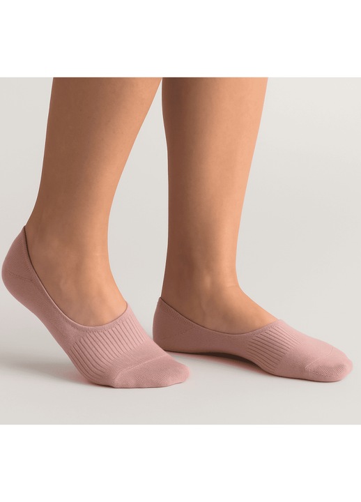 Sosete Scurte Model Talpici Mixbo, cu Banda Silicon, Bumbac, Roz, 35-39 marime