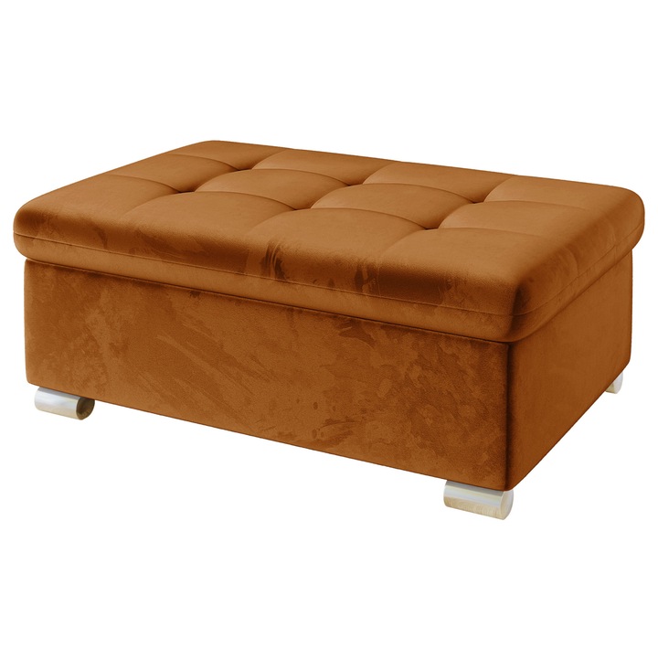 Taburet mare Tony, MIRJAN 24, bronz de cupru, 70x96x41 cm