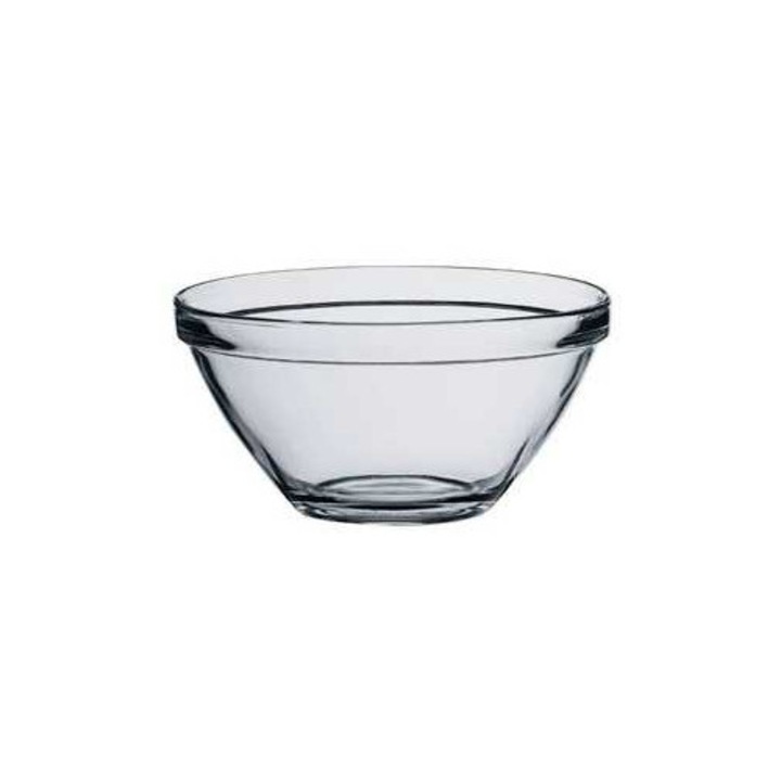 Set 6 boluri sticla suprapozabile Bormioli Pompei 6 cm