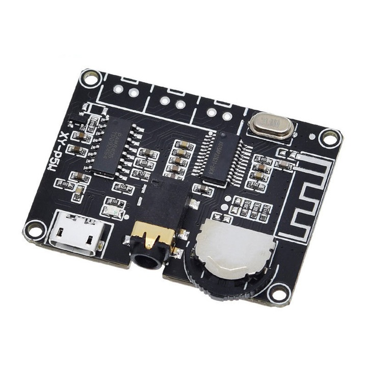 2*3W sztereó audio erősítő, XY-P5W, Bluetooth 5.0, PAM8406, DC 3.7-5V