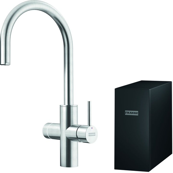 Baterie chiuvetă bucătărie Franke Mythos Water Hub 6 în 1, inox, 388-437mm