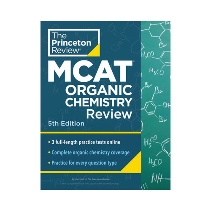 Princeton Review Mcat Organic Chemistry Review, 5th Edition: Complete Orgo Content Prep + Practice Tests -