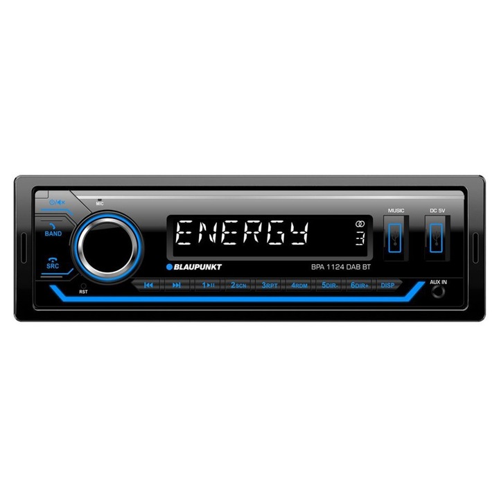 Player auto Blaupunkt BPA1124BT, 4x50W, Fm, Usb, Sd card, Aux, Bluetooth