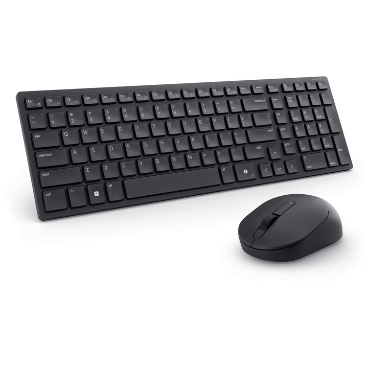 DELL Pro Compact Vezeték nélküli Billentyűzet + egér silent KM555 - Hungarian (QWERTZ) - Fekete