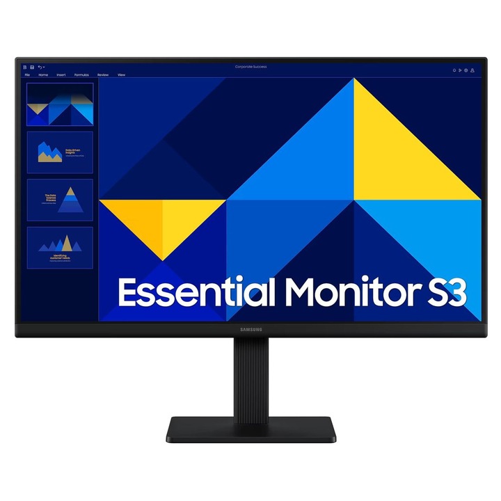 Samsung 22" LS22D300GAUXEN monitor, Full HD, IPS, 100Hz, fekete
