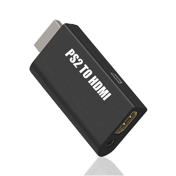 Adaptor HDMI pentru PS2, negru