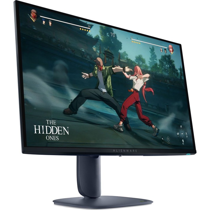 Alienware AW2725D QD-OLED Gaming monitor, 27", QHD (2560x1440), 280Hz, 0,03ms, AMD FreeSync™ Premium Pro, NVIDIA G-SYNC™ kompatibilis, DisplayHDR True Black 400, USB Hub, HDMI, DisplayPort, Pivot, VESA, Fekete