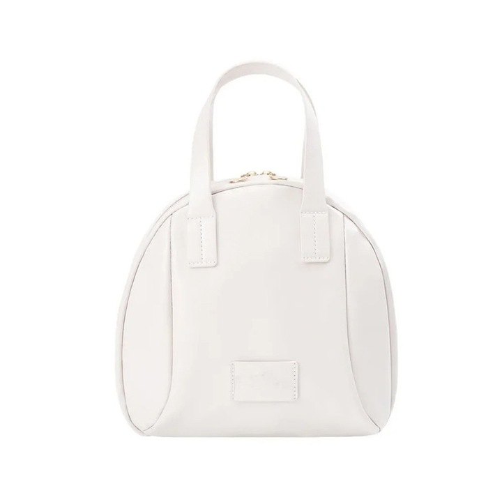 Черна козметична чанта, тип несесер, синтетичен материал, широка, за жени