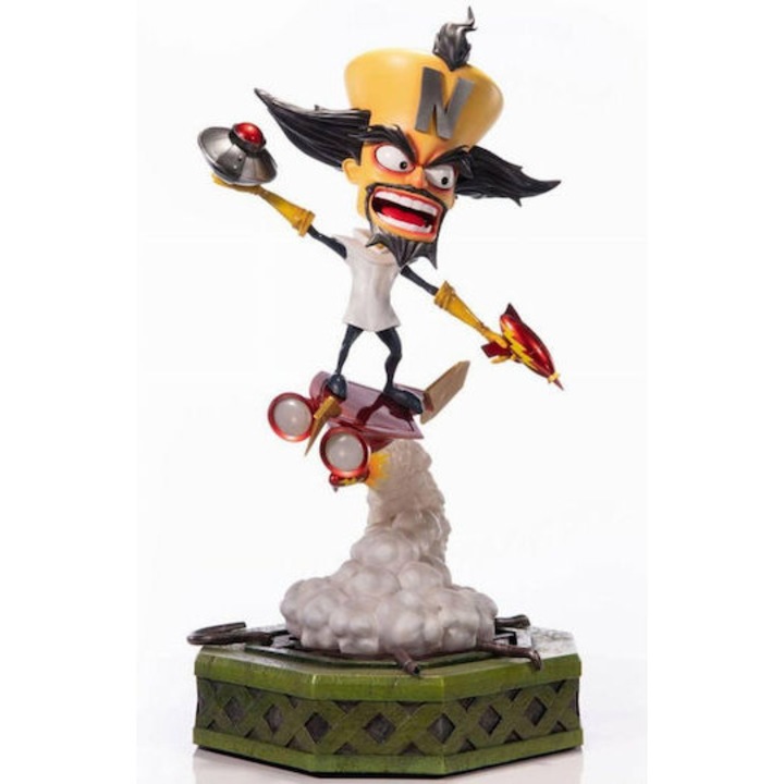 Figurina Crash Bandicoot (Dr. Neo Cortex) din rasina, set nou